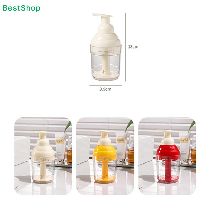 Rotate Cup Foaming Dispenser: Facial Cleanser Bubble Maker for Shampoo/Hand Soap - Press Type Foam Bottle
