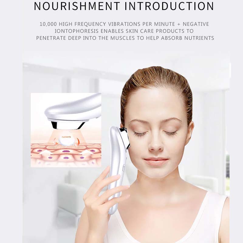 Portable Home Personal Anti Wrinkle Device  Skin Care Heating Face Skin Rejuvenation Device Ultrasound Lifting Massager