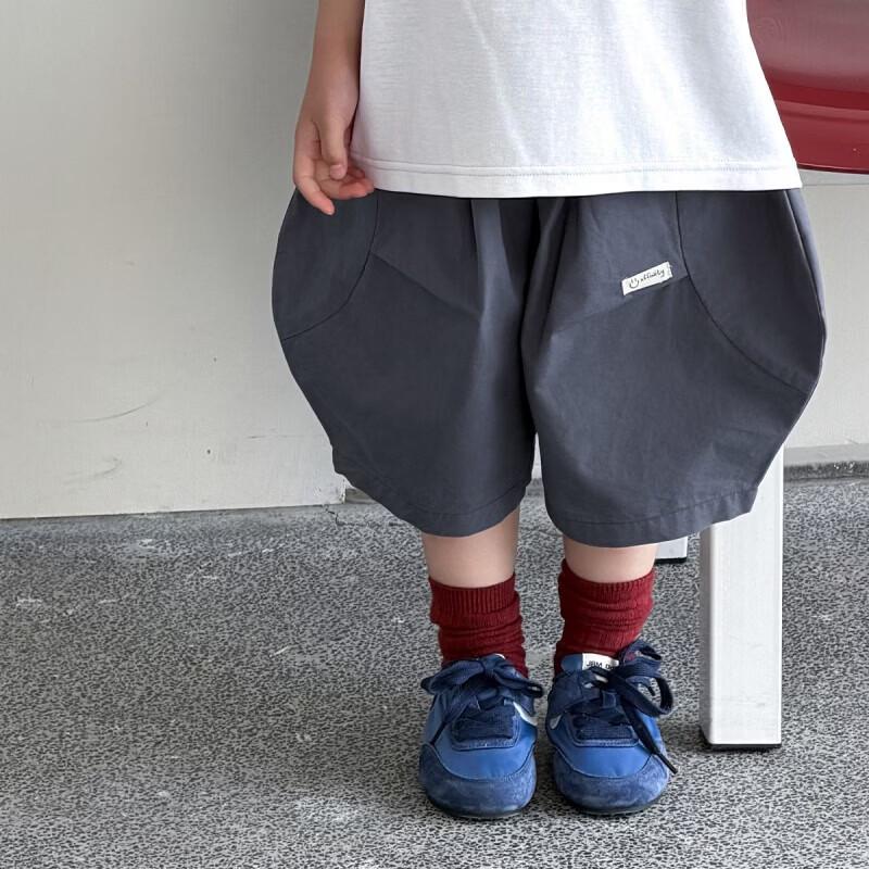 

Kids Summer Cotton Loose Cargo Harem Shorts 130cm