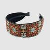 LALA Ethnic Lattice Hairband P-BROWN