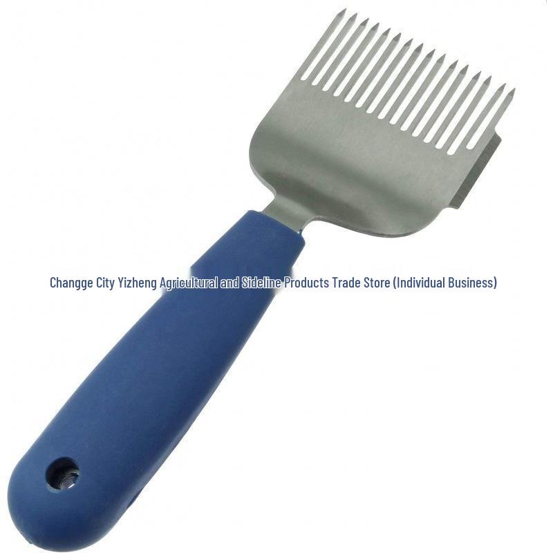 

18-Pin Stainless Steel Honey Cutter with Silicone Handle for Beekeeping