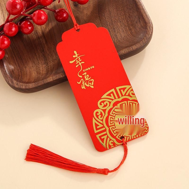 Waterproof Wooden Wish Pendant and Blessing Tag for Tree Hanging