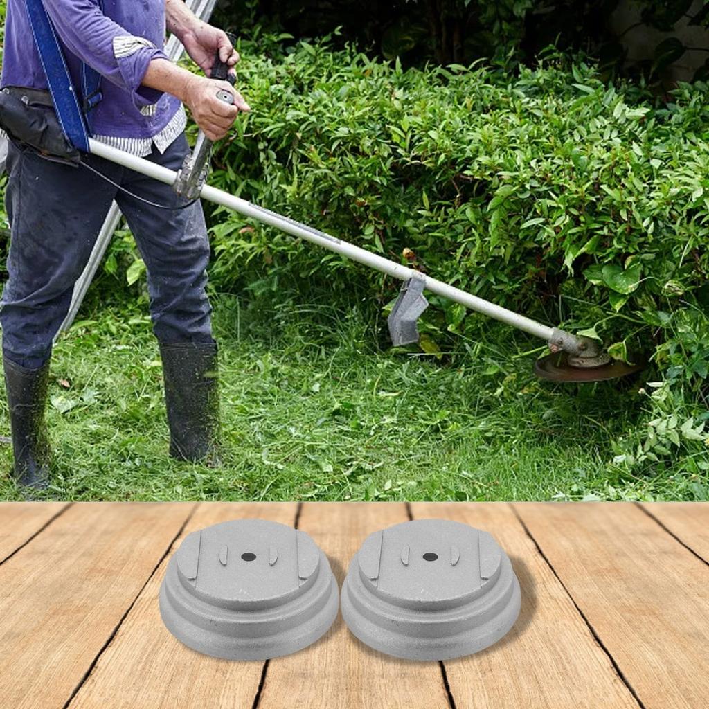 Stainless Steel Grass Cover Guard Blade Base for Electric Mowers 2 Piece Set