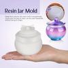 1 Set of Round Resin Can Molds with LIDS, DIY Jewelry Storage Boxes, Concrete Candle Containers, Gift and Home Decoration