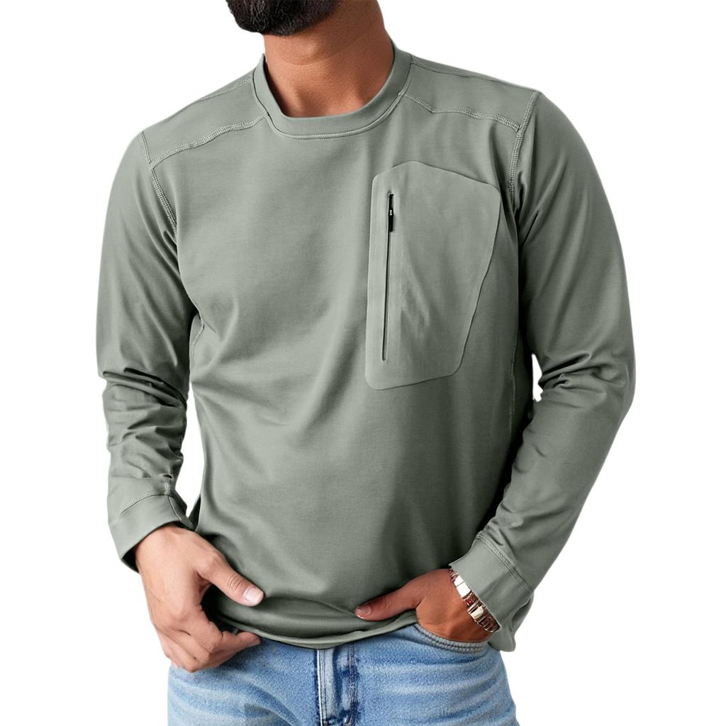 Men's  Hoodie  Trend  Loose  Round Neck  Pullover