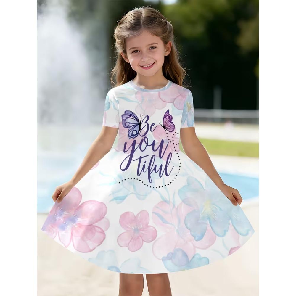 Damen Kinderkleid - modisches, lockeres und einfaches Design