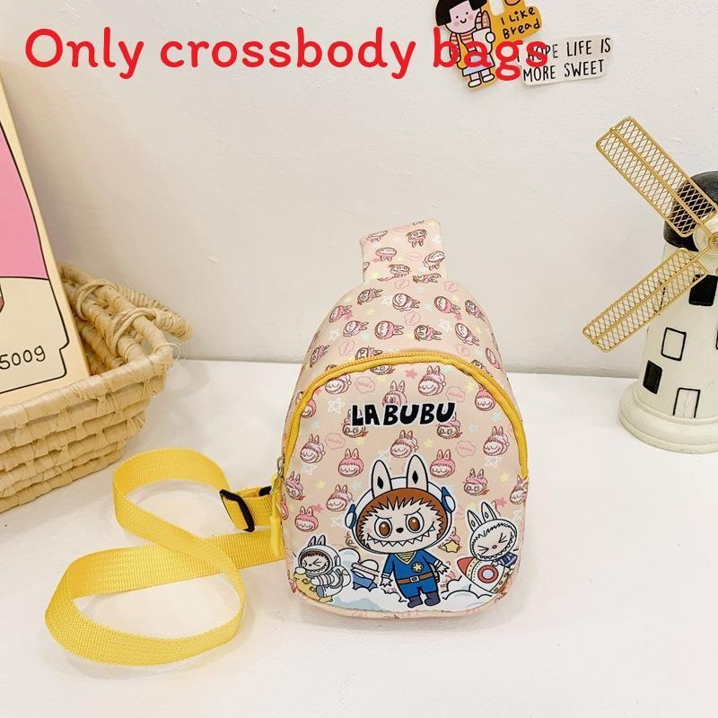 Casual Children Crossbody Bag With Cartoon Print Design For Kindergarten