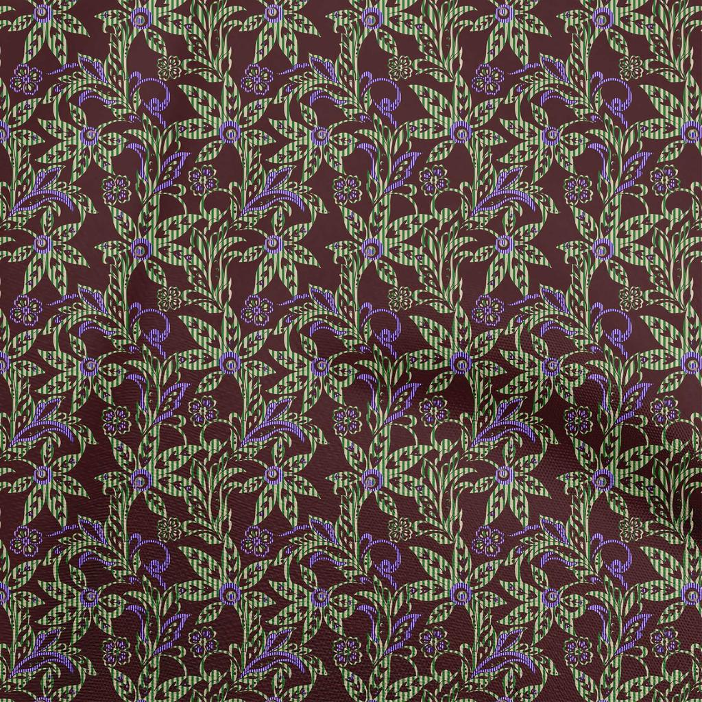 oneOone Cotton Flex Blau Stoff Damast Kleid Material Stoff Druck Stoff Meterware 40 Zoll