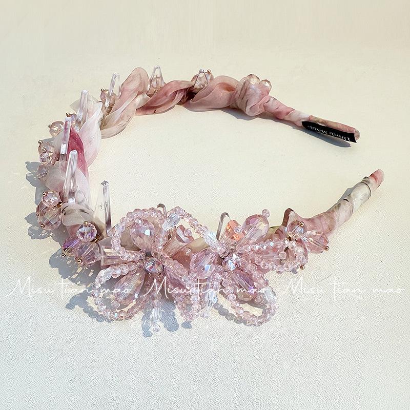 

2025 Женская Роскошная Нескользящая Повязка на Голову с Зубцами – Аксессуар для Волос для Высокого Затылка