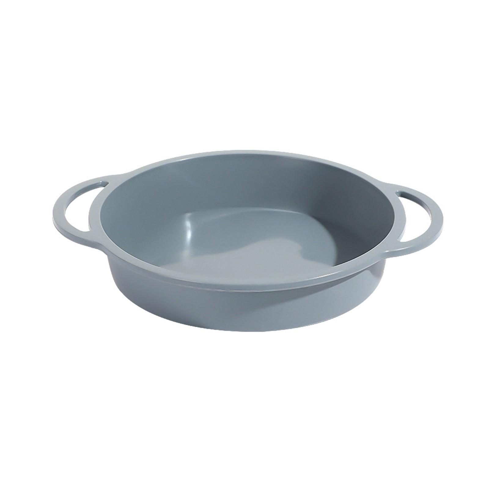 

Набор круглых силиконовых форм для торта с металлической армированной рамой, 2 упаковки антипригарных форм для торта диаметром 8 дюймов, легко извлекаемых, круглая форма для торта с ручкой, можно мыть в посудомоечной машине One Size