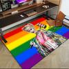 Harley Quinn's Colorful Costume: A Vibrant Fashion Statement! Office Mat Home Decor Office Desk Chair Rugs Chair Carpet for Office Chair Mat
