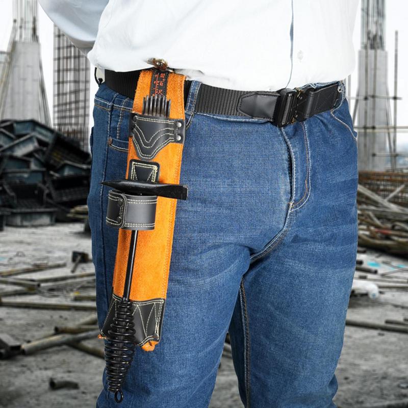 

Welding Tool Bag Cowhide Welding Rod Storage Tube Welding Bag Tool Belt Pouch Welding Rod Waist Bag For Women Men Adult CHINA