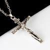 Christian Crosses Pendant Necklace Fashion Prayer Crucifix Necklace Comfortable Wear for Religious Event and Parties