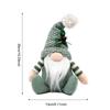 High-end Knitted Christmas Gnome Plush Ornament with Pointed Hat