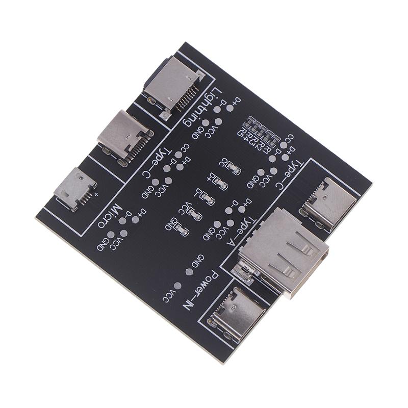 Δοκιμαστικός πίνακας δεδομένων γραμμής δεδομένων καλωδίου USB 1 τεμαχίου Έλεγχος καλωδίου Δοκιμαστής καλωδίου USB Βραχυκύκλωμα ενεργοποίησης-απενεργοποίησης για εργαλείο πίνακα δοκιμής τύπου C