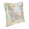 Sarah Kay Cartoon Animation Cushion Cover Sofa Decoration Square Throw Pillow Case 40x40