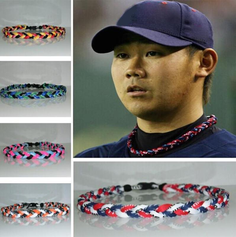 Braided Necklace Adjustable Sports Necklace Unique Charm Necklace Fashion Neck Jewelry Fabric Necklace for Man and Boys