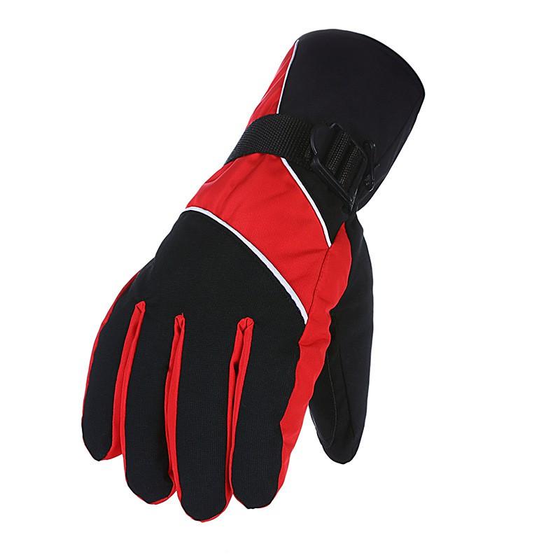 Thick Winter Warm Gloves Men Women Outdoor Cycling Skiing Windproof Fleece Lined Unisex Mittens In 5 Colors