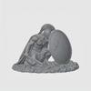 3D Printed Spartan Warrior Toothpick Holder Creative Figurine Durable for Home Dining Table Kitchen Decor Gift