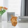 Realistic Heart Sculpture Home Office Desk Ornaments Heart Figurine Creative Resin Heart Statue Miniature Heart Figurine