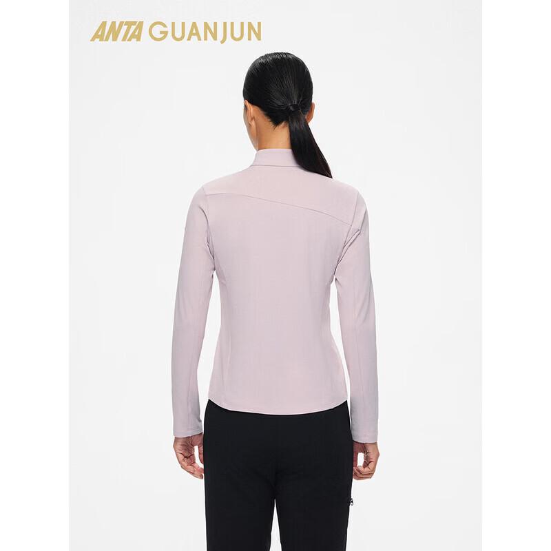 ANTA Women's Champion POLYGIENE Anti-Bacterial Long Sleeve Stand Collar Knit Top