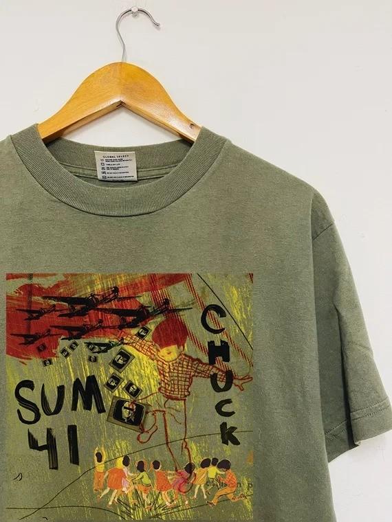Sum 41 Band Chuck Album Green T Shirt Full Size S-5XL OB866 Unisex T-Shirt L