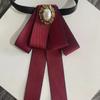 College Style Butterfly Bow Tie For Women With Silk Polyester Material For Graduation Photos