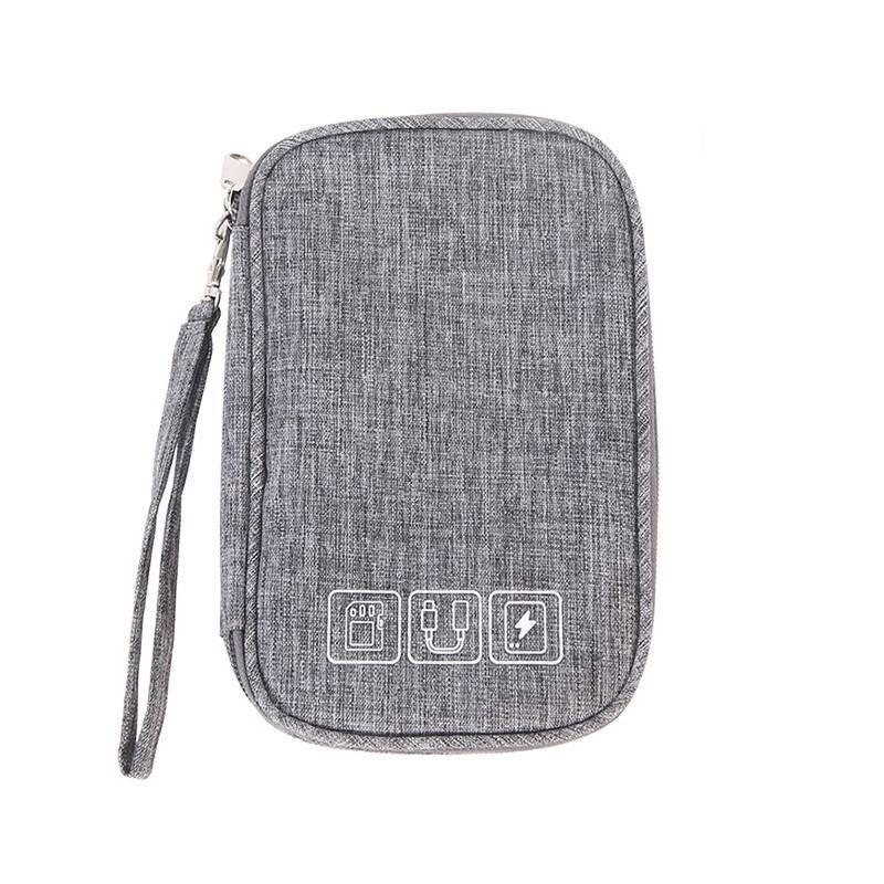 Cable Data Storage Bag Fashion Casual Simple Classic Exquisite Practical Style