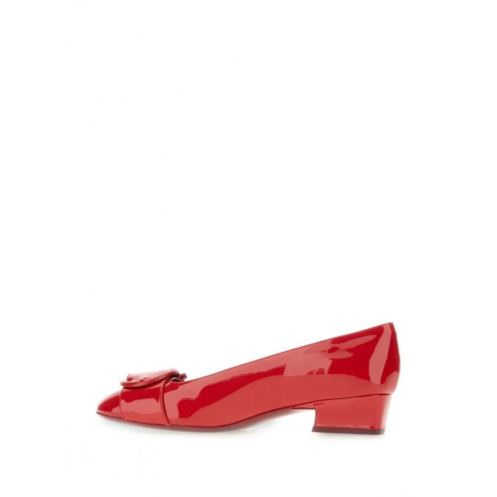 Salvatore Ferragamo Ferragamo Ornament Pump Red
