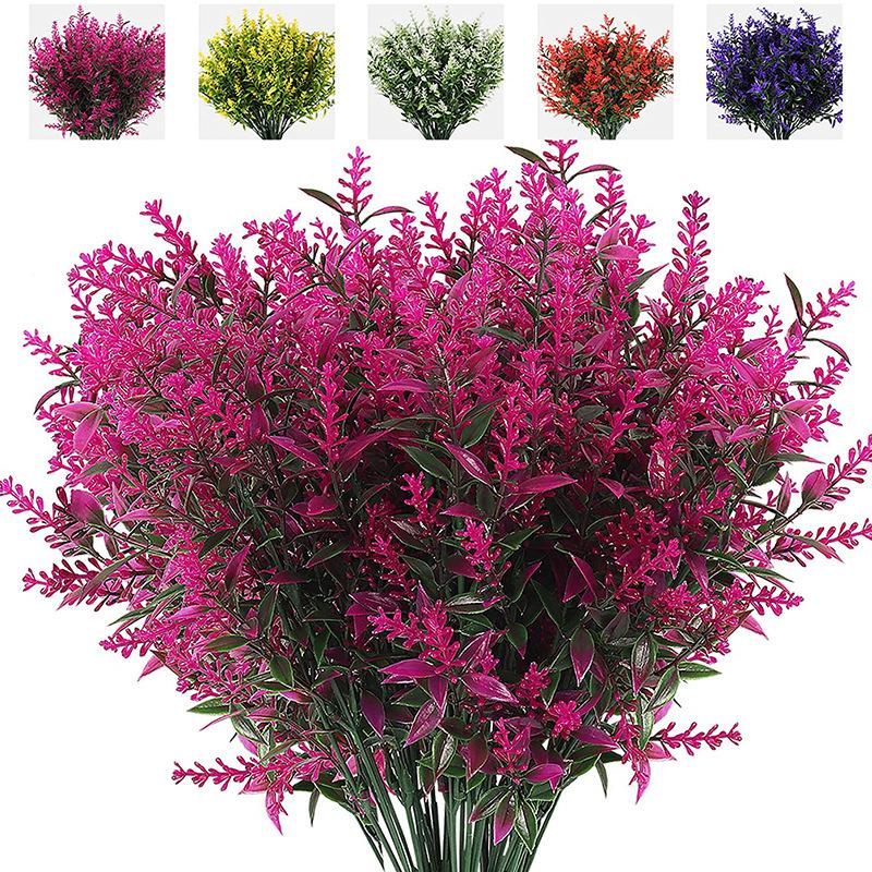 Simulation Of Horsetail Lavender Bouquet Wedding Flower Simulation Grass Living Room Home Office Desktop Flower Arrangement