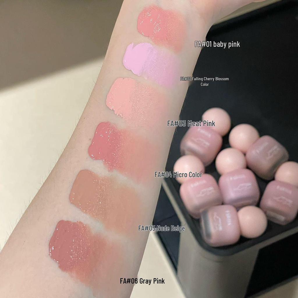 FAICCIA Phi Xi Dian Cheek Yu Cai Liquid Blush: Clear, Natural, Skin-Melting, No Fallout, Brightening, Atmosphere-Enhancing Blush.