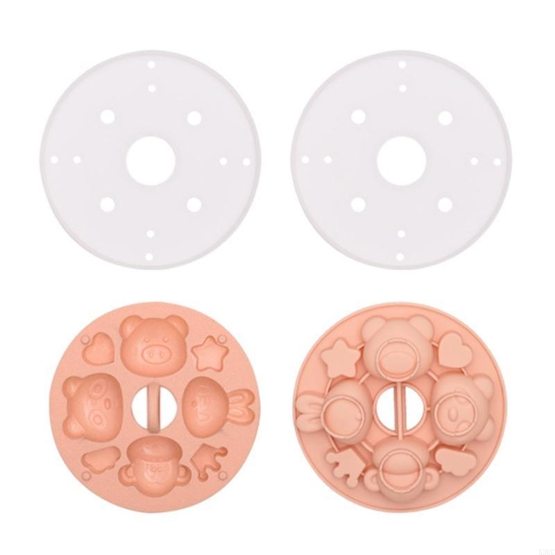 

Durable Jelly Chocolate Making Mold for Kitchen Restaurant Cookies Baking Gadget X3UC рожевий