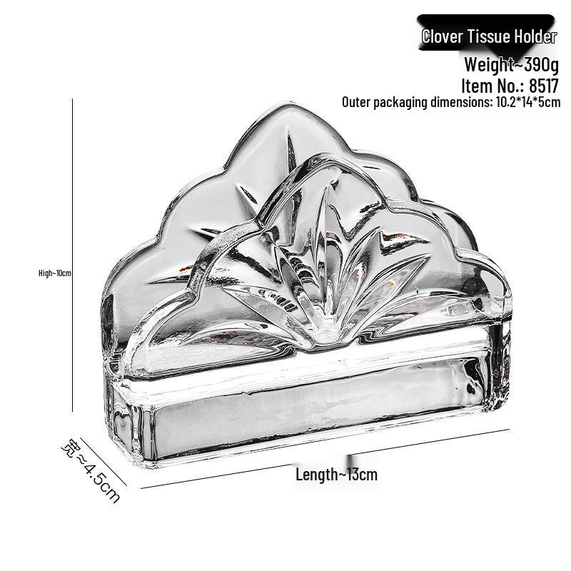 Nordic Stainless Steel Square Napkin Holder for Table or Restaurant