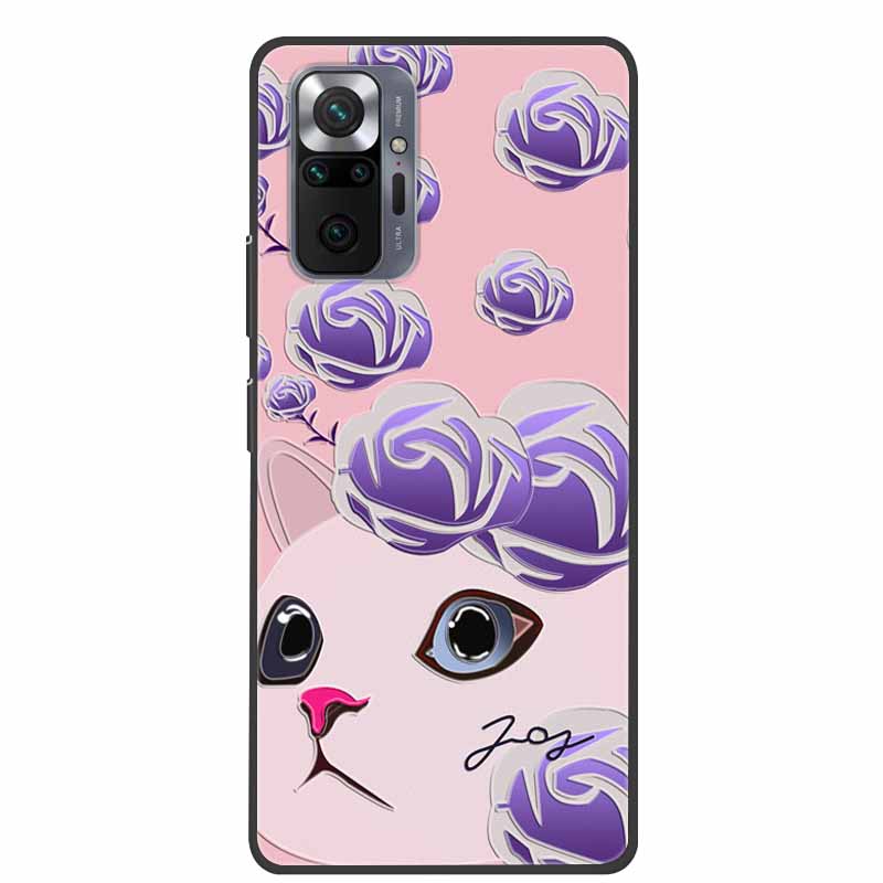 

Phone Case for Redmi Note 10 Pro 3D Blossom Emboss Back Cover for Xiaomi Redmi Note 10S 10 4G 5G Silicone Soft Floral Capa Shell Redmi Note 10s