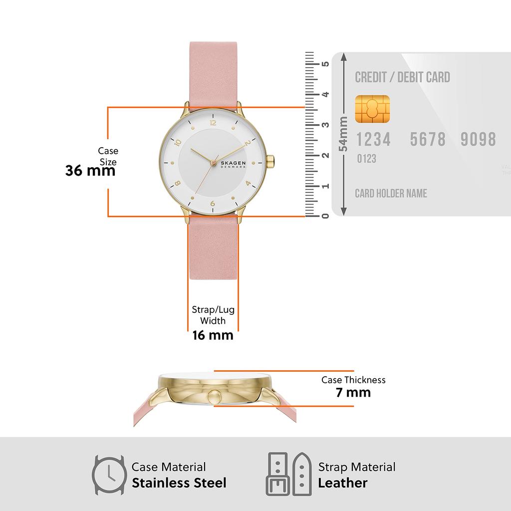 Skagen RIIS SKW3093 Women's Pink Watch