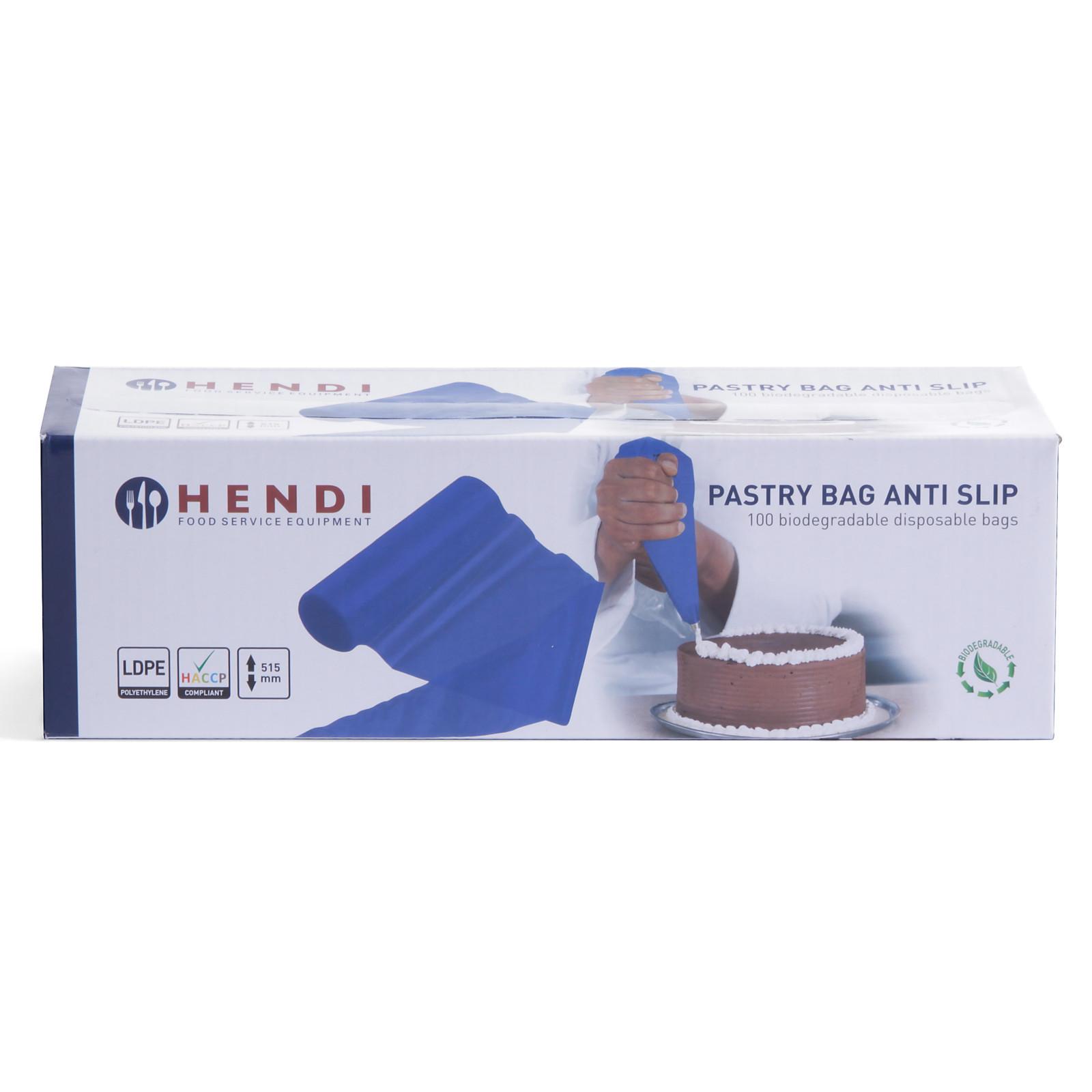 Cones for piping and decorating with cold and hot masses HACCP roll 100 pcs Hendi 557303