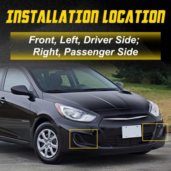 Front Bumper Side Bracket Set Fit For 2012-2017 Hyundai Accent Left & Right 2x