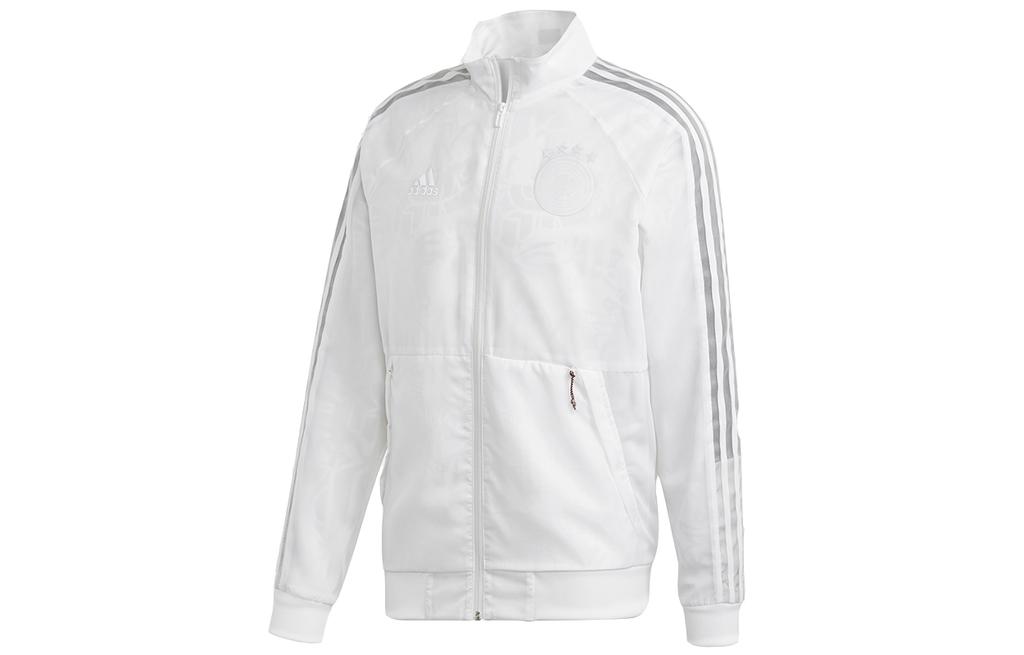 adidas Jackets Men's White Stand Collar Moderate Other FT2973