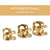 Ligature Alto Brass Ligature Sax Fastener Adjustable Double Screw Alto Sax Mouthpiece Ligature Clip