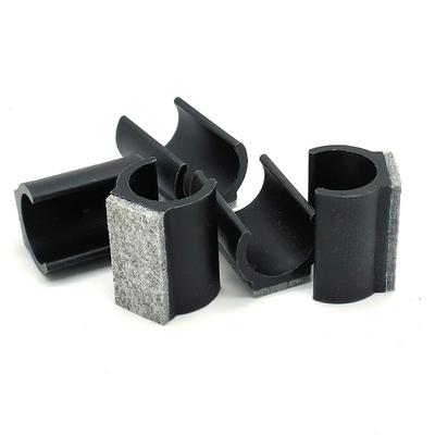 5pcs Durable Non Slip Furniture Pads U-shaped Noise Reduction Chair Leg Caps Felt Floor Protectors