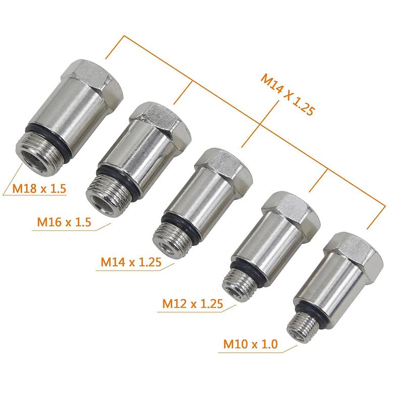 New Rapid Connected Petrol Gas Engine Cylinder Compressor Gauge Meter Test Pressure Compression Tester Leakage Diagnostic