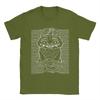 The Derpy Division Derpy Tiger Kpop Demon Hunters Cat Men's T Shirts  Tees Short Sleeve T-Shirts 100% Cotton Party Clothes