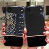 Scale Texture Element For iPhone 11 Pro 12 13 Mini 14 15 Pro Max 16 E 17 Air XS Max XR 8 7 Plus SE 5 6 Black Glass Phone Case