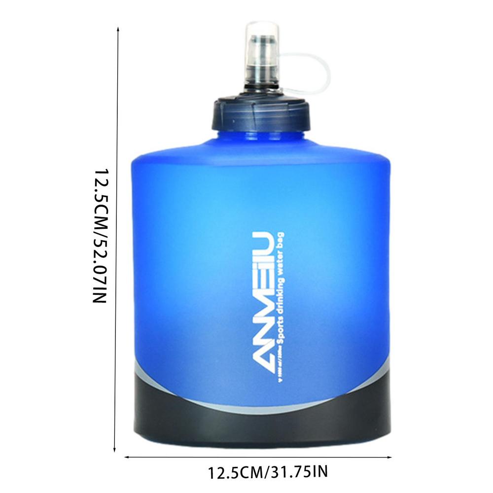 

Water Bottle Folding Soft Flask Sport Water Bottle Water Bag Collapsible Water Bottle Running Camping Hiking 1000/2000ML