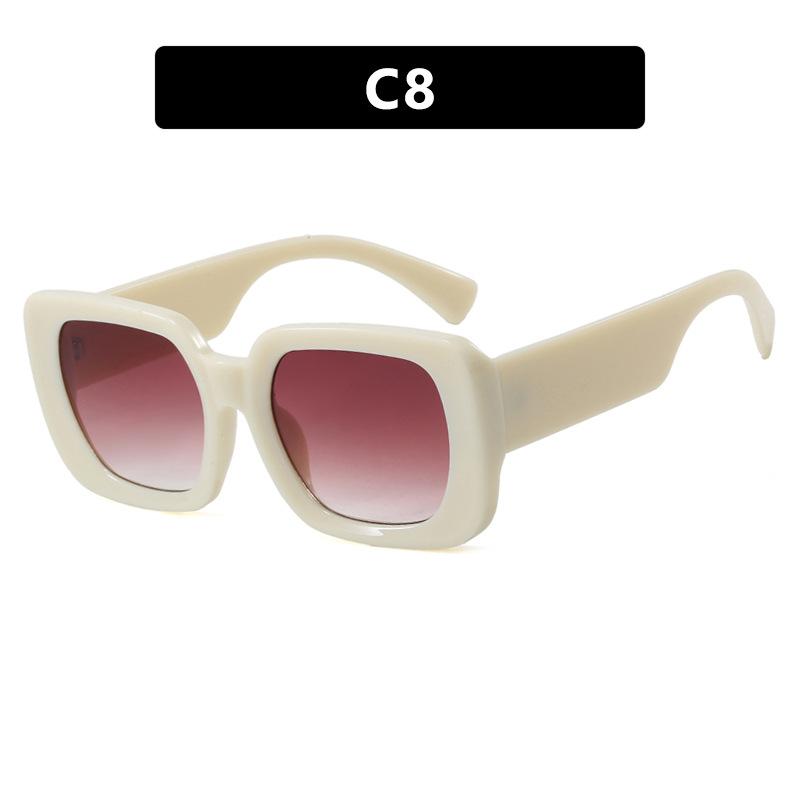 

Luxury Brand Designer Square Sunglasses Women For Men Fashion Popular Classic Vintage Sun Glasses Punk Outdoor Driving Eyewear As The Picture