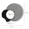 Light Luxury High Wall Clocks Art Living Room Modern Wall Clocks Wall Clocks Personalized Silent Home Use Home Decor Klingel