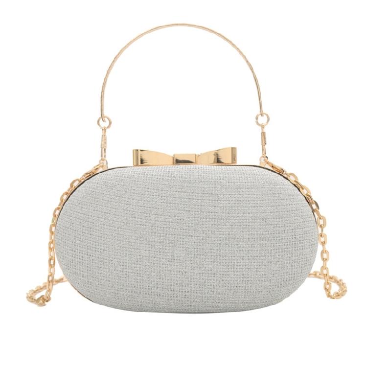 PU Leather Glittering Evening Bag Wedding Crossbody Handbag Purse for Parties
