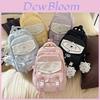 Student Backpack For Girls And Boys Nylon Lightweight With Air Cushion Straps For Campus Use