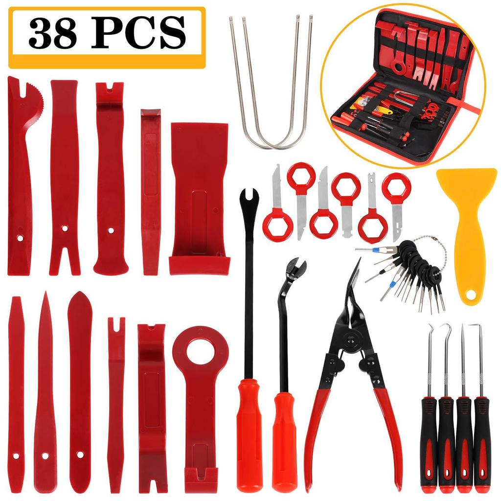 Car Audio Disassembly & Interior Modification Tool Set - 43/38/250 pcs