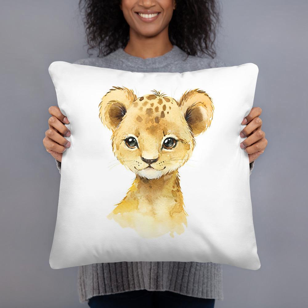 Cute Animal Print Cushion Cover Decor Garden Living Room Children Room Office Pillowcase Car Sofa White Pillow Almofada Cojines